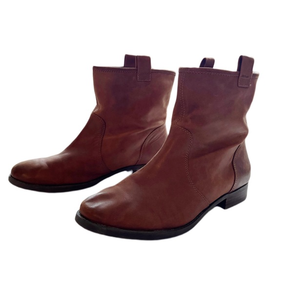 Nordstroms Sole Society Natasha Boot, above ankle, size 10, brown/vintage cognac - Picture 3 of 6